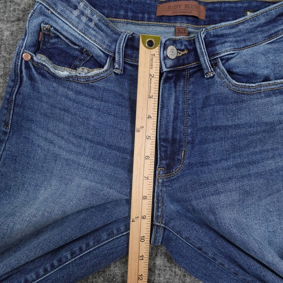 Judy Blue Jeans Womens‎ 3/26 Blue Denim JB82624DK Boyfriend Fit Stretch - Picture 10 of 10